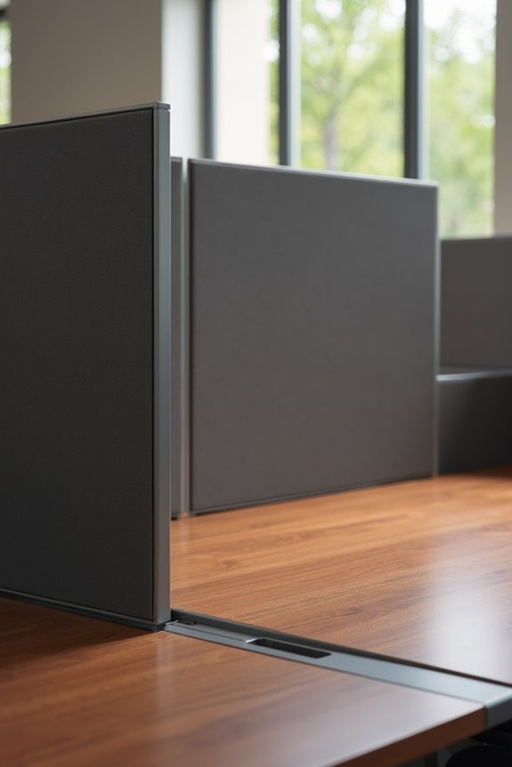 quick install sound absorbing modular dividers