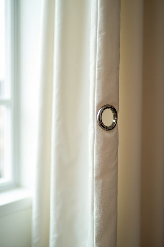 regular grommet curtain maintenance routine