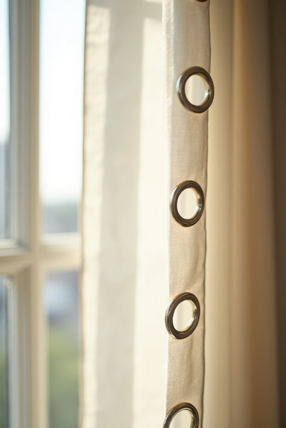 rod diameter vs grommet inner opening