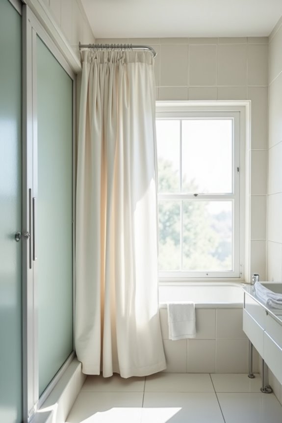shower curtain sizes by bathroom type