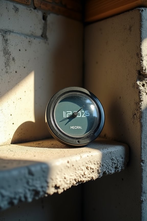 spot basement humidity before damage