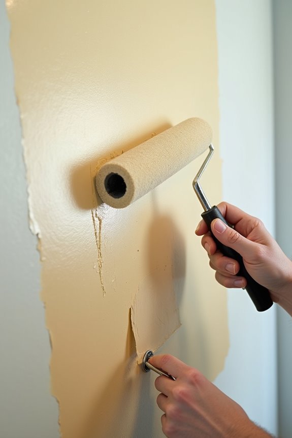 two coats for uniform wallpaper finish