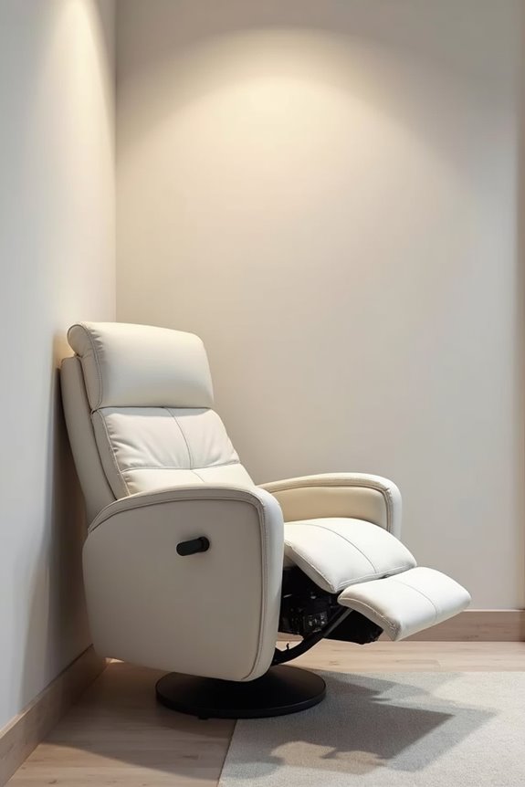 wall recliners save space behind them