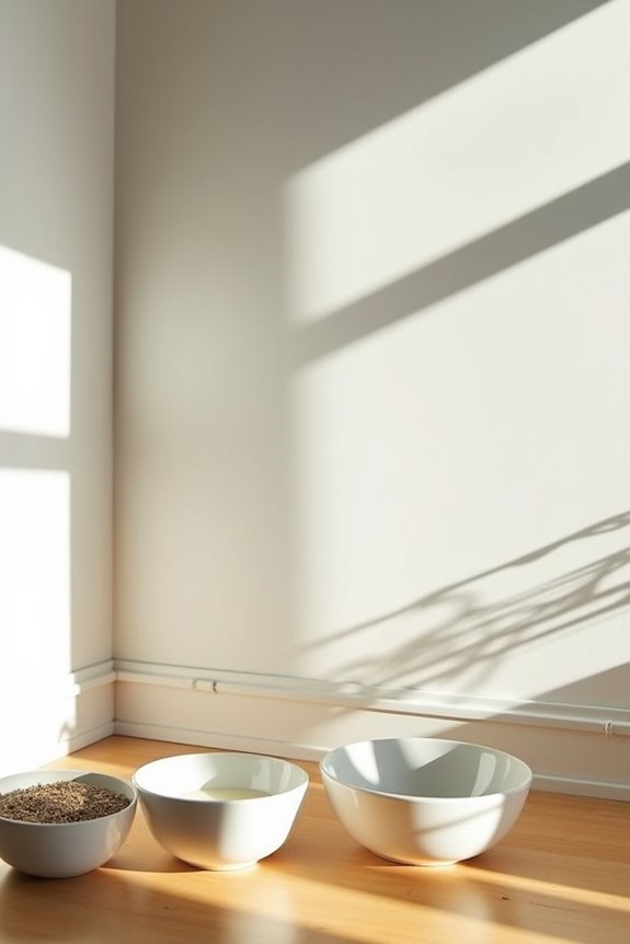 water vinegar for fresh stains