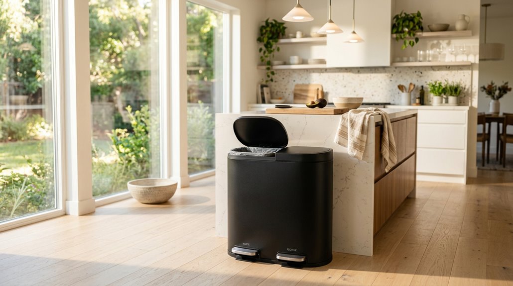 best dual compartment trash cans