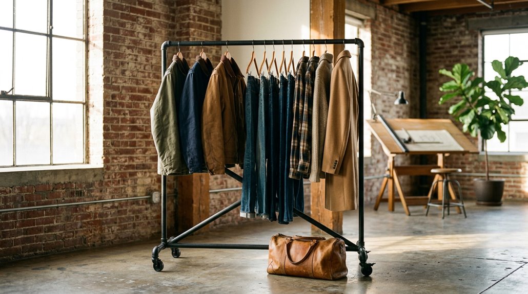 heavy duty garment rack