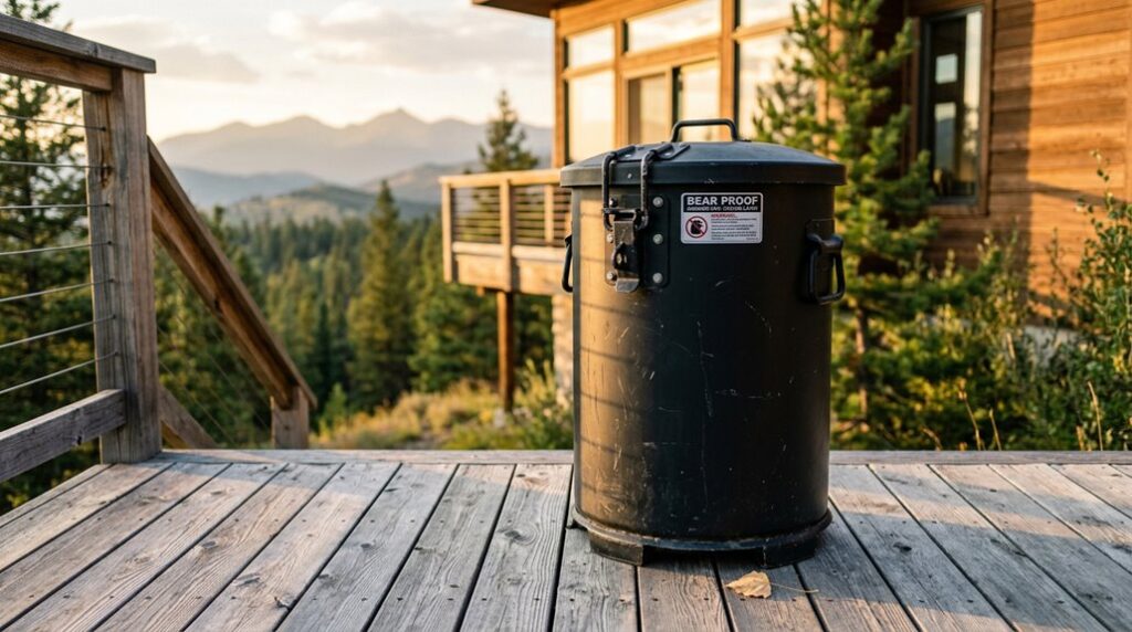 top bear proof garbage cans