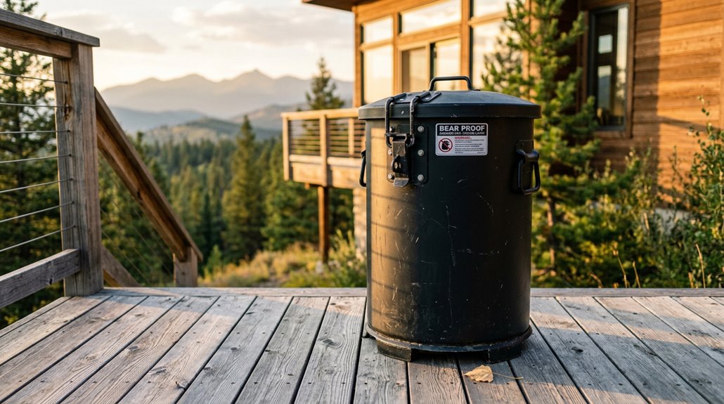 top bear proof garbage cans