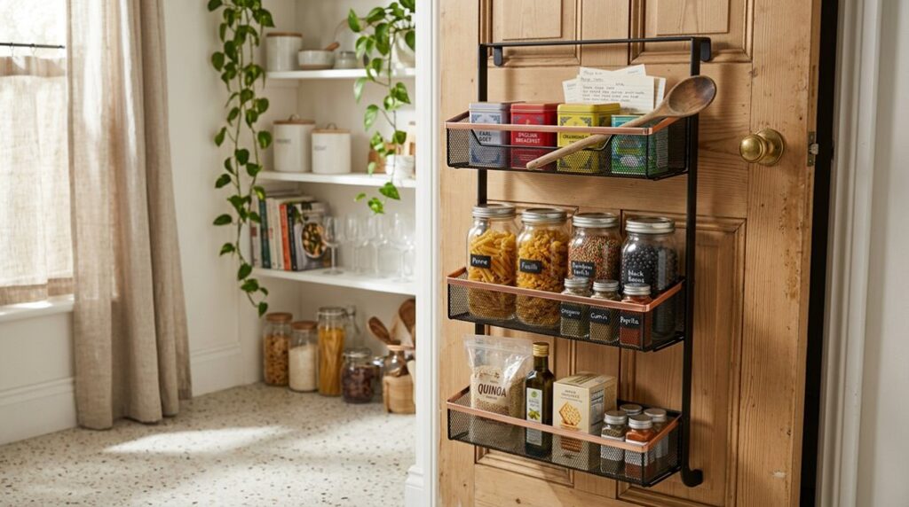 top over door pantry organizers